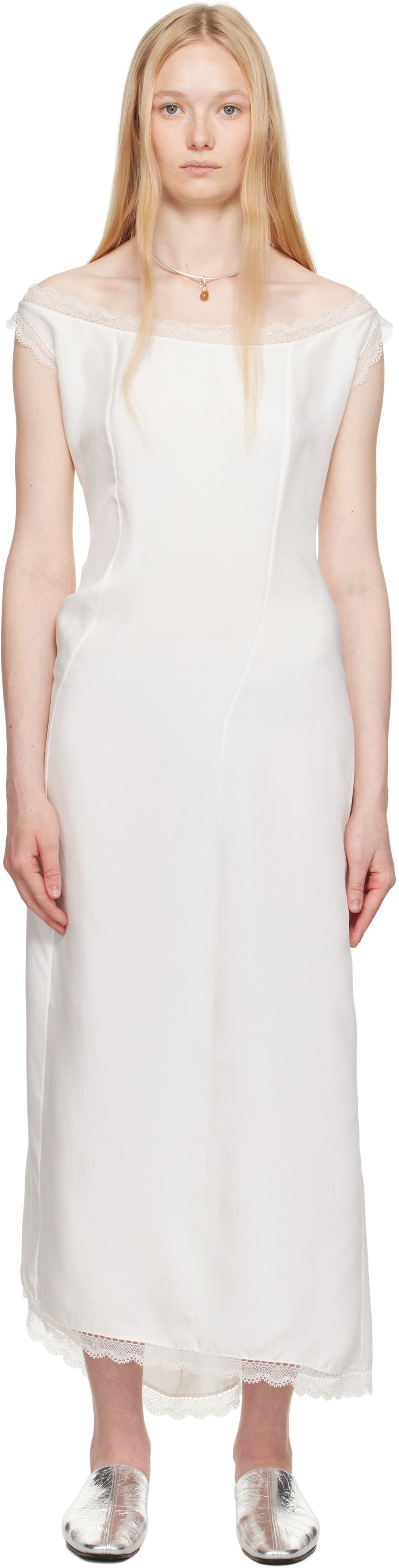 satin slip dress midi Flash Sale | Midi Satin Slip Dress with Split