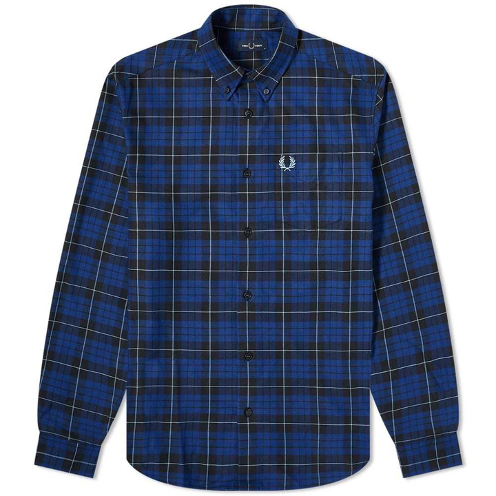 Photo: Fred Perry Authentic Brushed Oxford Tartan Shirt