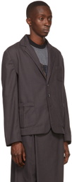 Labrum Gray Cotton Blazer
