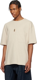 LEMAIRE Beige Boxy Short Sleeve T-shirt