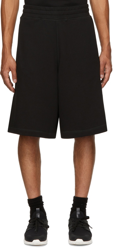 Photo: Moncler Black French Terry Shorts