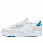 Reebok Court Peak Sneakers in Chalk/Teal/Blue