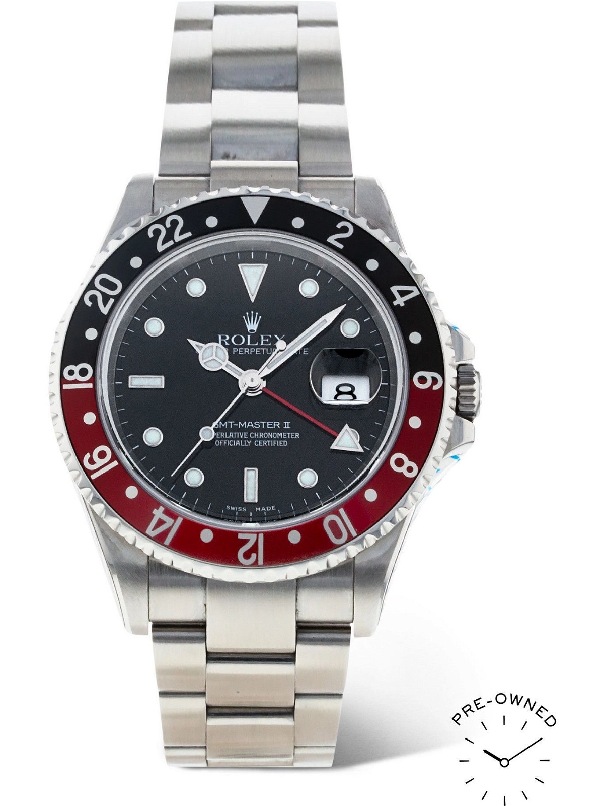ROLEX - Pre-Owned 2005 GMT Master II 40mm Automatic Oystersteel Watch, Ref. No. 16710