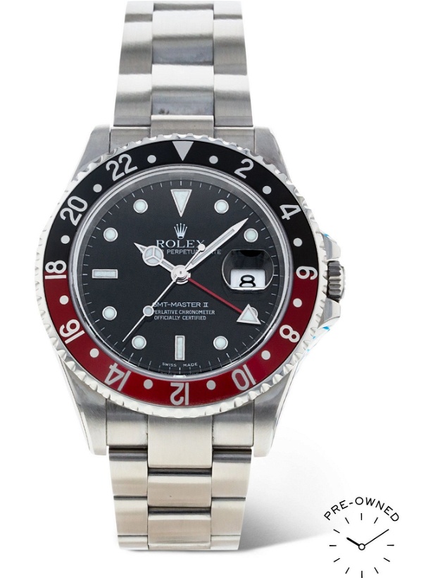 Photo: ROLEX - Pre-Owned 2005 GMT Master II 40mm Automatic Oystersteel Watch, Ref. No. 16710