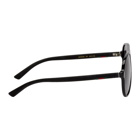 Gucci Black Sporty Pilot Sunglasses