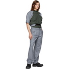 Kiko Kostadinov Grey Yann Trousers