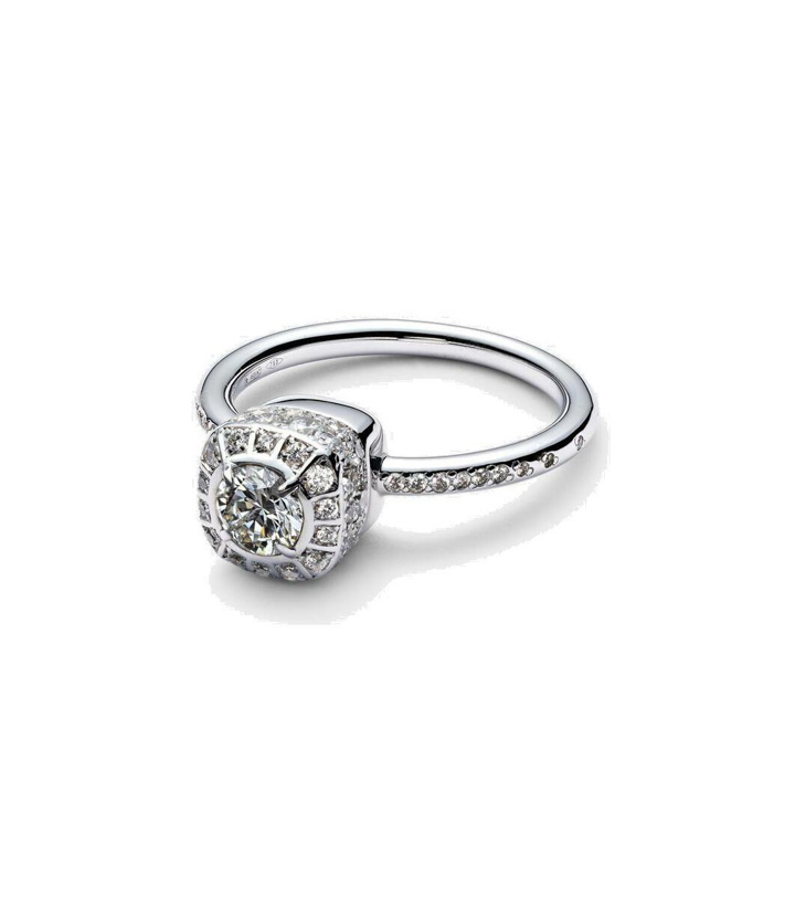 Photo: Pomellato Nudo Petit 18kt white gold ring with diamonds