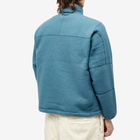 And Wander Men's Wool Fleece Pullover in Blue Grey