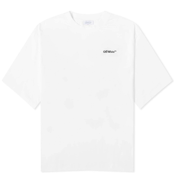 Photo: Off-White Men's Arrow Skate T-Shirt in White/Black