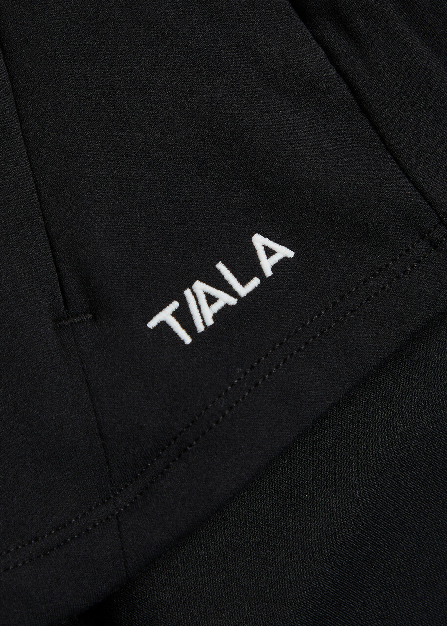 Tala Dayflex zip up Stretch-jersey top Black