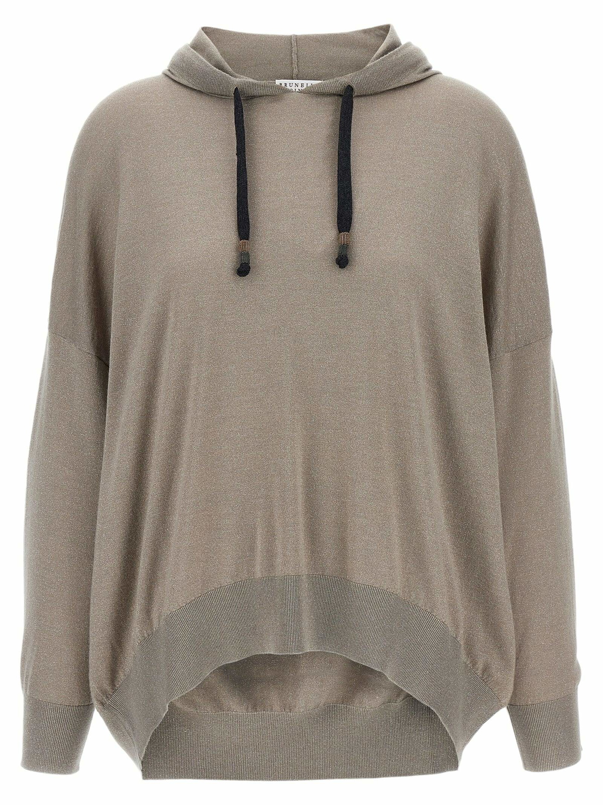 ブルゾン BRUNELLO CUCINELLI Logo embroidery lame sweatshirt Brunello Cucinelli Logo embroidery sweatshirt | M0T359176GCW770