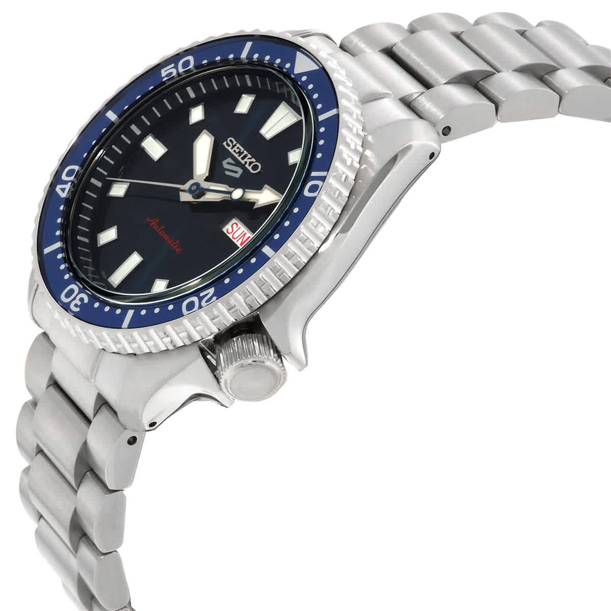 Seiko 5 Sports SKX Automatic Blue Dial Mens Watch SRPL83K1