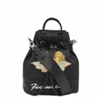 Fiorucci Women's Squiggle Angel Pouch Bag in Black