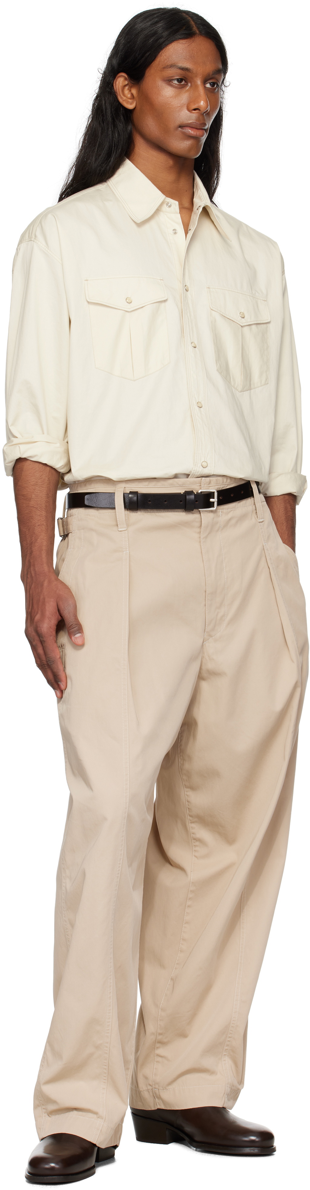 LEMAIRE Off-White Western Shirt Lemaire