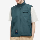 By Parra Men's Ghost Cave Reversible Vest in Green