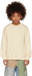 Kodomo BEAMS Kids Beige Embroidered Sweatshirt