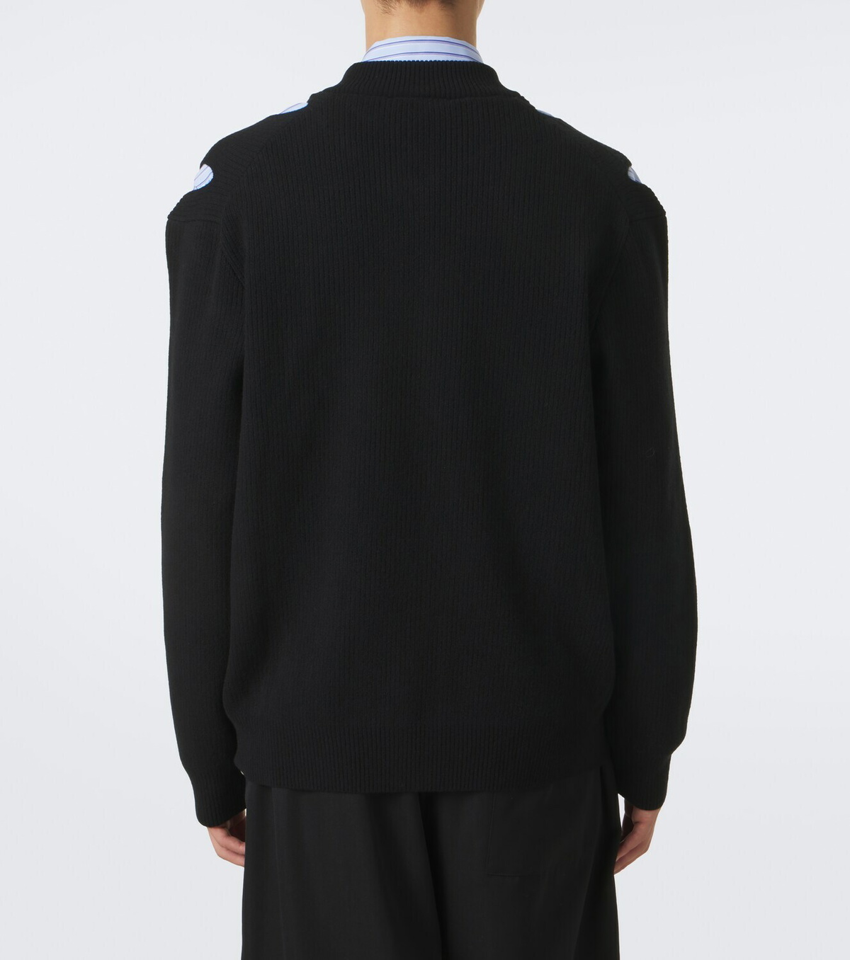 Simone Rocha Cutout wool-blend zip-up cardigan