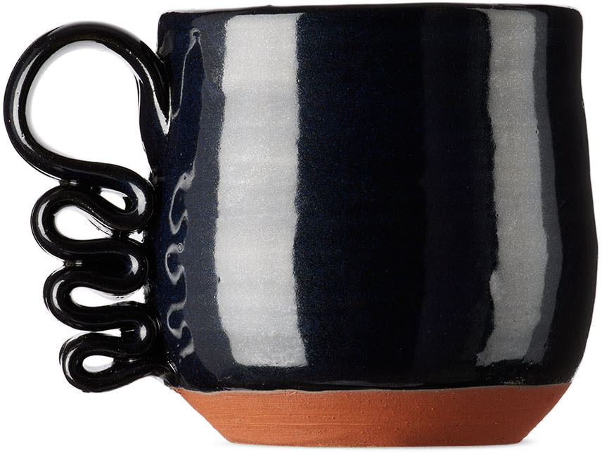 Perla Valtierra Black Ribete Mug