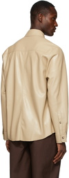 Nanushka Taupe Josia Shirt