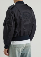 Givenchy Padded Nylon Bomber Jacket Navy