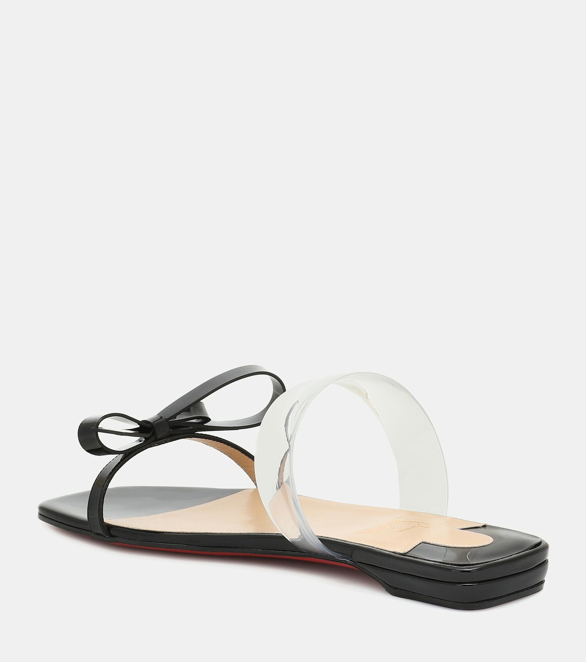 Christian Louboutin Just Nodo patent leather slides Christian Louboutin