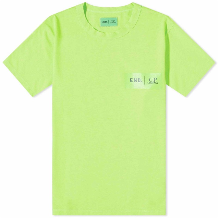 Photo: END. x C.P. Company ‘Adapt’ Plated Fluo Jersey T-shirt in Green