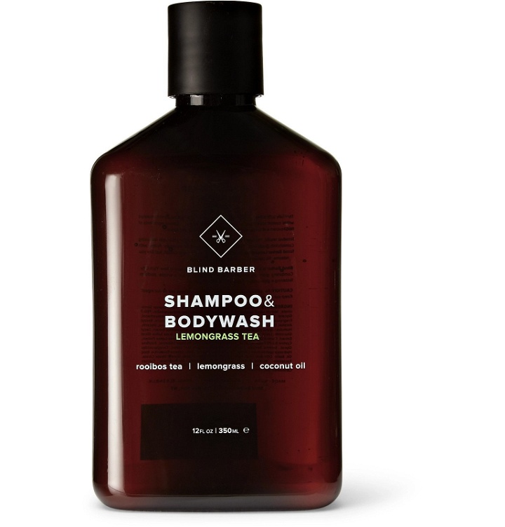 Photo: Blind Barber - Lemongrass Tea Shampoo & Bodywash, 350ml - Colorless