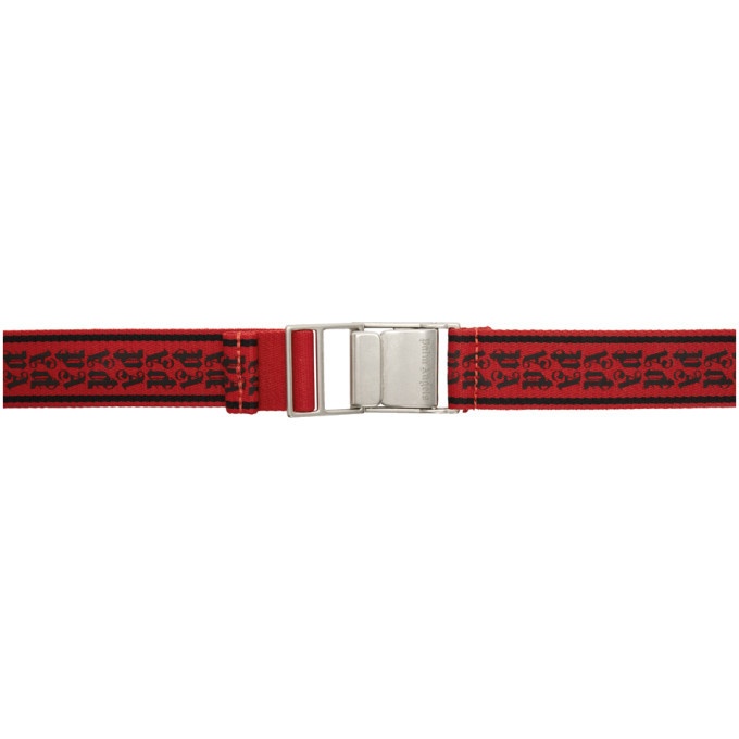 Photo: Palm Angels Red New Tape Belt