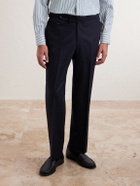 J. Mueser - Waverly Straight-Leg Virgin Wool Suit Trousers - Blue