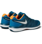 Nike Tennis - Air Zoom Prestige Rubber-Trimmed Mesh Tennis Sneakers - Blue