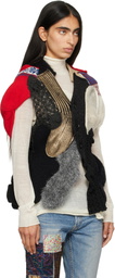 Junya Watanabe Multicolor Patchwork Cardigan