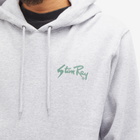Stan Ray Men's OG Logo Hoodie in Grey Marl/Green