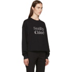 See by Chloe Black Logo Sweatshirt