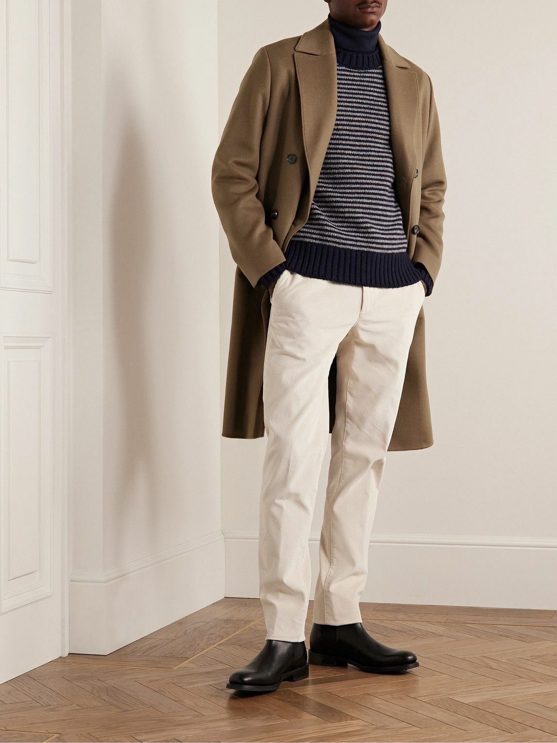 【LORO PIANA】cotton-corduroy straight-leg パンツ Cotton corduroy straight pants in brown - Loro Piana | Mytheresa