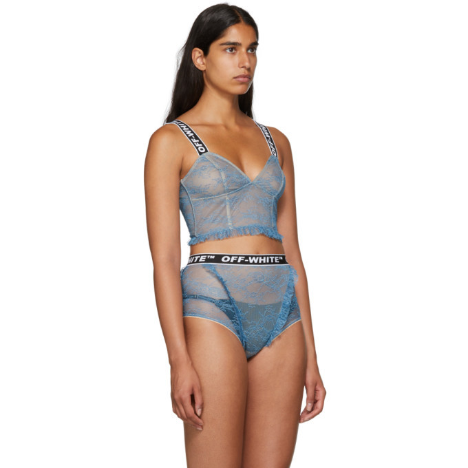 Off-White c/o Virgil Abloh Lace Underwear Set in Black