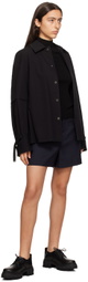 Wooyoungmi Black Mock Neck Sweater