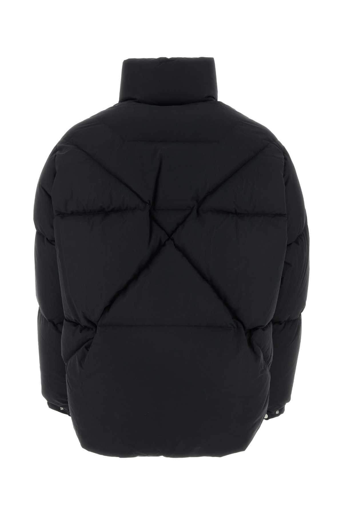 Khrisjoy Black Cotton Blend Oversize Puff Down Jacket