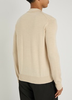 Aurélien Wool Polo Shirt Beige