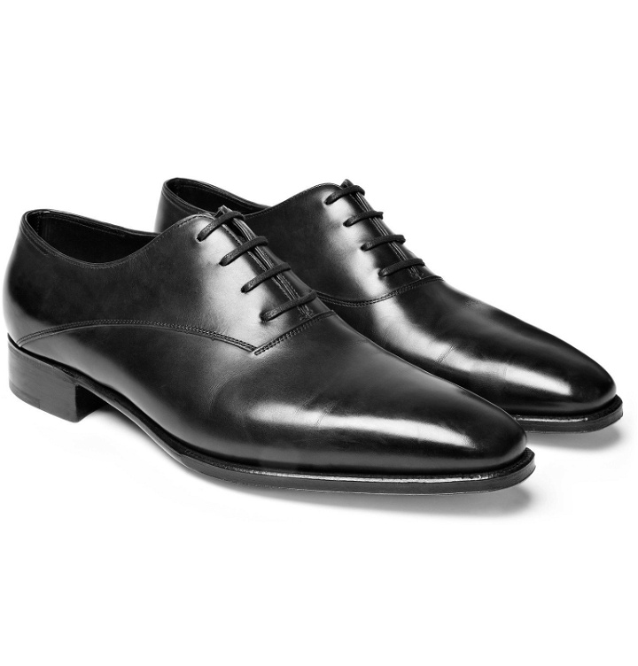 Photo: John Lobb - Prestige Becketts Leather Oxford Shoes - Black