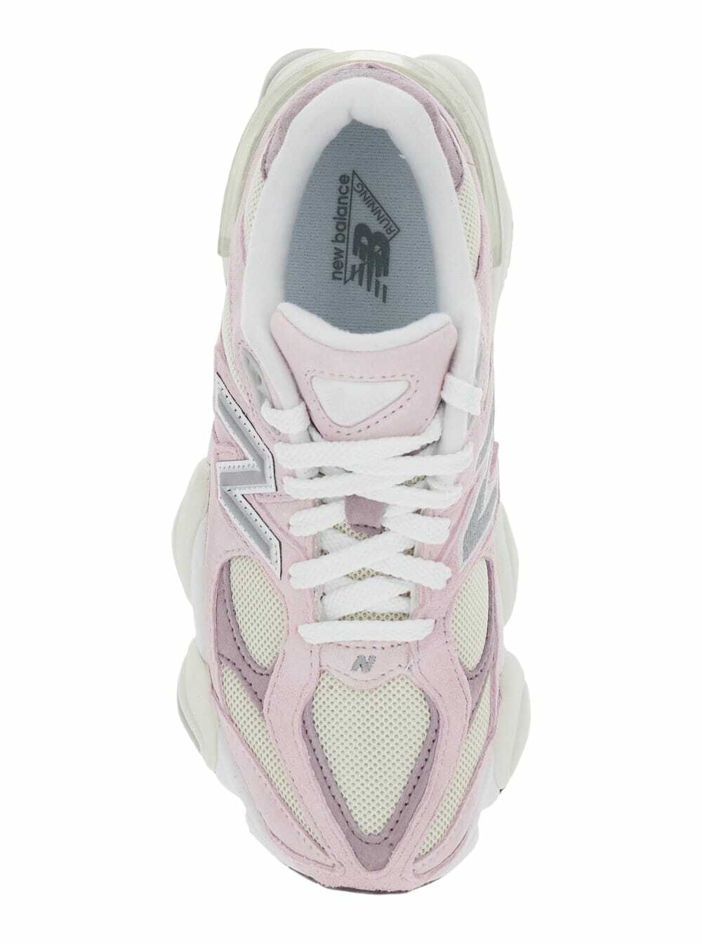 New Balance 9060 Pink Sneaker With Side Logo And Chunky Sole In Suede Unisex