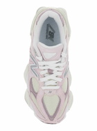 New Balance 9060 Pink Sneaker With Side Logo And Chunky Sole In Suede Unisex