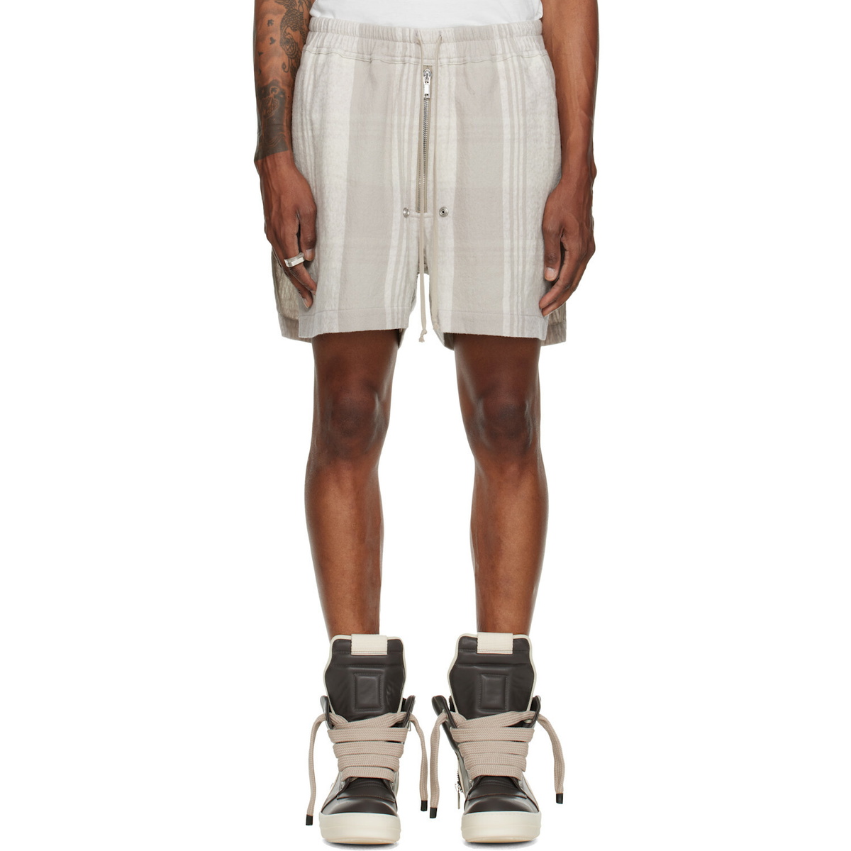 Rick Owens Grey Karloff Boxer Shorts Rick Owens