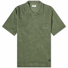Universal Works Men's Lightweight Terry Vacation Polo Shirt in Birch
