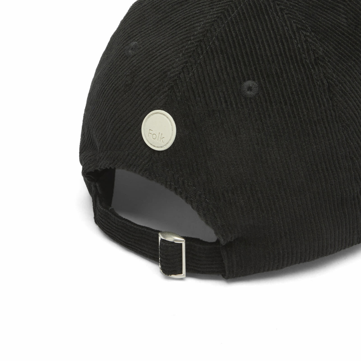 Folk Men's Corudroy Cap in Black 