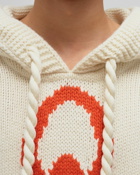 Jw Anderson Anchor Logo Hoodie Beige - Mens - Pullovers