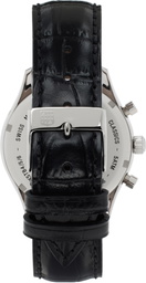 Frédérique Constant Silver & Black Classics Quartz Chronograph Triple Calendar Watch