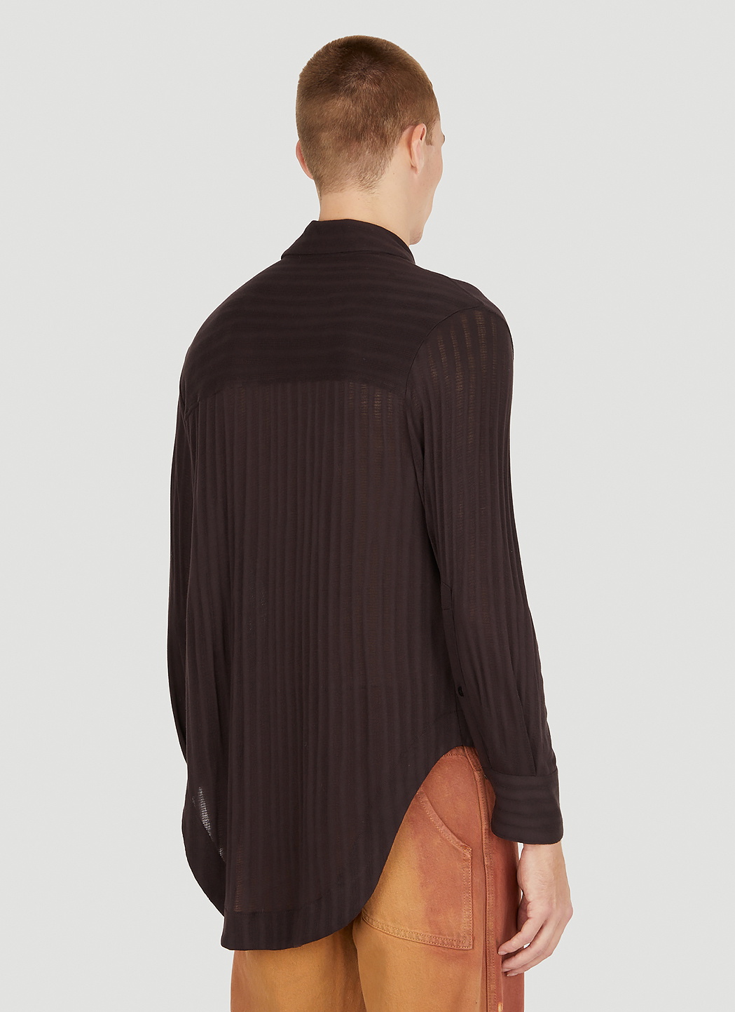 Eckhaus Latta Shrunk Button Down Shirt