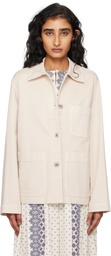 Weekend Max Mara Off-White Classe Denim Jacket
