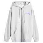 Stan Ray Men's OG Logo Zip Hoodie in Grey Marl/Navy
