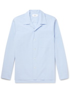 MR P. - Camp-Collar Striped Cotton-Seersucker Shirt - Blue - XS